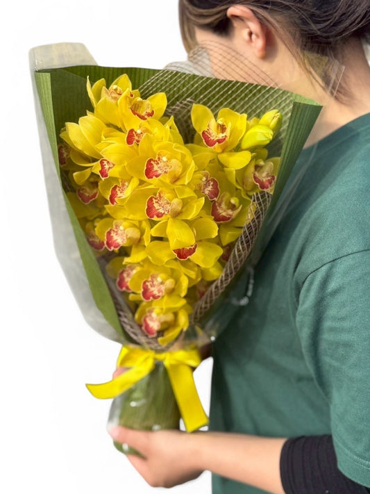 シンビジウム3本ブーケ